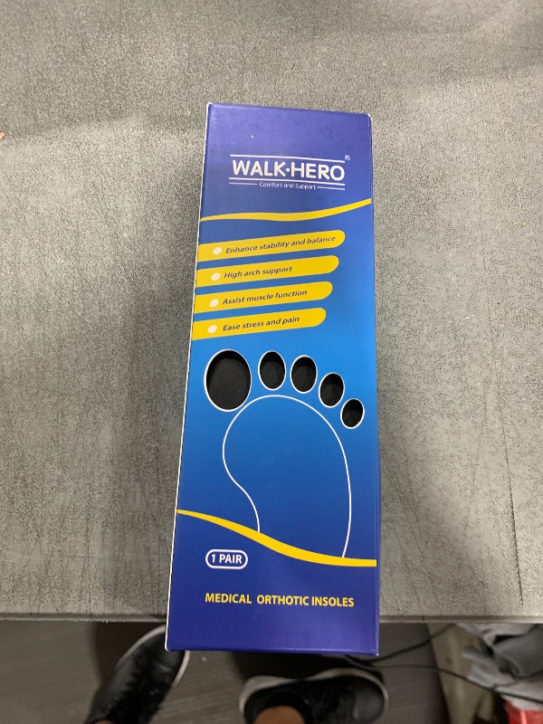 Photo 1 of Plantar Fasciitis Insoles for Men Women - Orthotics Inserts, Shoe Insoles Arch Support Flat Feet Inserts Work Boot Insoles for Standing All Day (Mens 7-7 1/2 | Womens 9-9 1/2)