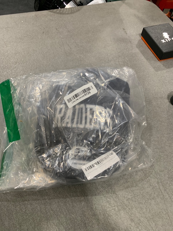 Photo 2 of New Era NFL 9FIFTY Adjustable Snapback Hat Cap One Size Fits All (Las Vegas Raiders Arch Logo)