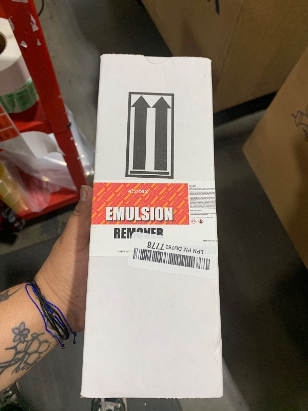 Photo 1 of Ecotex® Screen Printing Emulsion Remover (Pint - 16oz.) - Photo Emulsion Cleaner on Screen Printing Screens - Silk Screen Photopolymer Emulsion Stencil Remover - Easy to Use Screen Printing Supplies