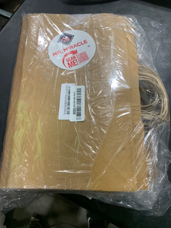 Photo 1 of 57 Lb Large Kraft Paper Grocery Bags with Handles - 50 Count 12 x 17 x 7 - Durable, Reusable & Eco-Friendly Shopping Bags, Brown Kraft Take-Out Bags for Retail, To-Go, Any Occasion (50, With Handles)