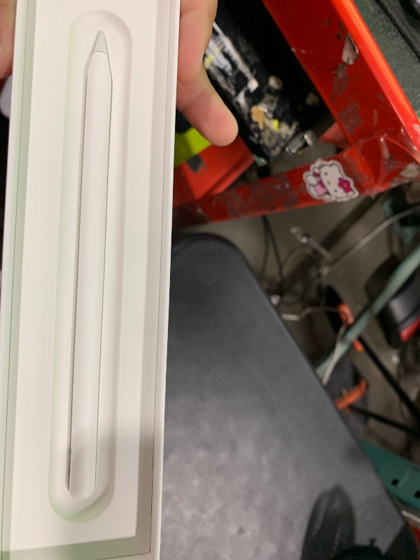 Photo 1 of Apple Pencil (2nd Generation): Device Compatibility Check Required - Pixel-Perfect Precision, Perfect for Note-Taking, Drawing, and Signing documents. Attaches, Charges, and Pairs magnetically.