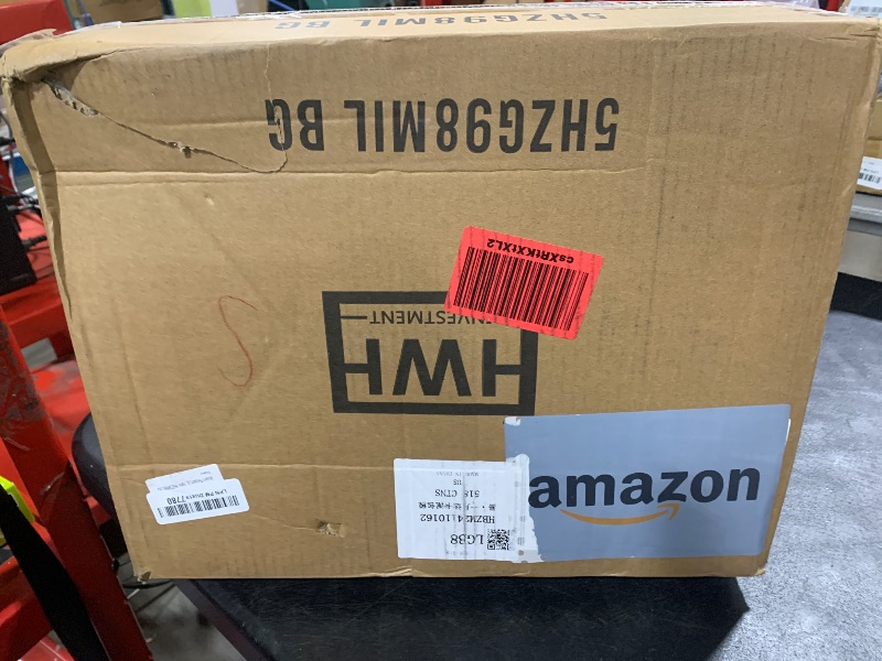 Photo 1 of Modern Pendant Light Fixture, HWH White and Gold Kitchen Island Lights 11 Inch, 1-Light Hanging Lighting for Dinning Room Schoolhouse, Frosted Striped Glass Shade, 5HZG98MIL BG