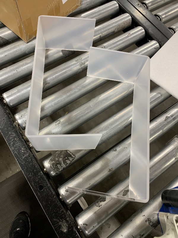 Photo 1 of  4 Pack Large Acrylic Risers Display Stands, Perfume Organizer Stand, Clear Acrylic Shelf for Show Decor Display, Toys, Cupcake and More
