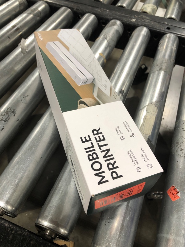 Photo 1 of HPRT Portable Printer Wireless for Travel, Support 8.5x11 US Letter&A4 Thermal Paper, Bluetooth Inkless Thermal Printer, Compatible with Android and iOS Phone & Laptop, White