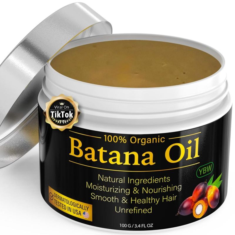 Photo 1 of 100% Natural Raw Batana Oil for Hair Growth, Dr. Sebi Hair Oil from Honduras, Prevent Hair Loss, Eliminates Split Ends for Men & Women