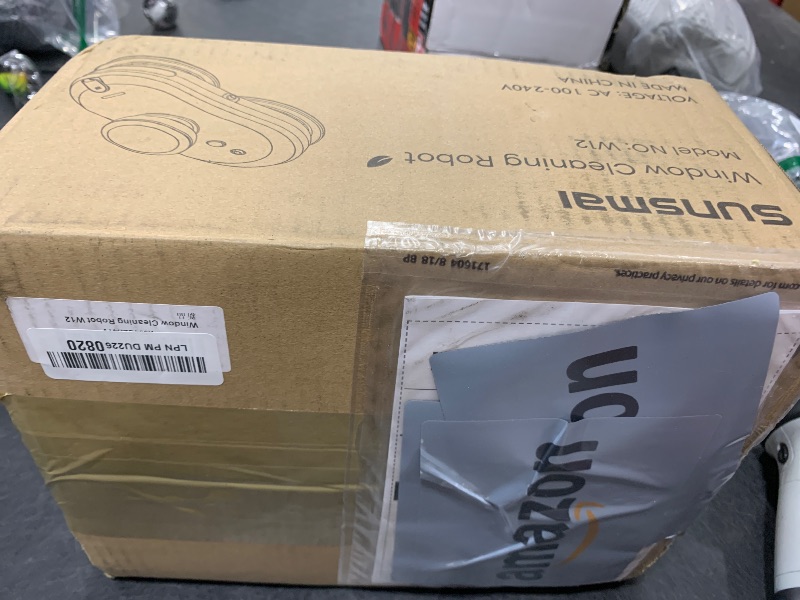 Photo 1 of SUNSMAI Automatic Window Cleaning Robot with 2800PA Suction, Intelligent Edge Detection 3.0 Path Planning, Water Spray, and Remote Control - Electric Window Cleaner Rotot for Effortless Cleaning