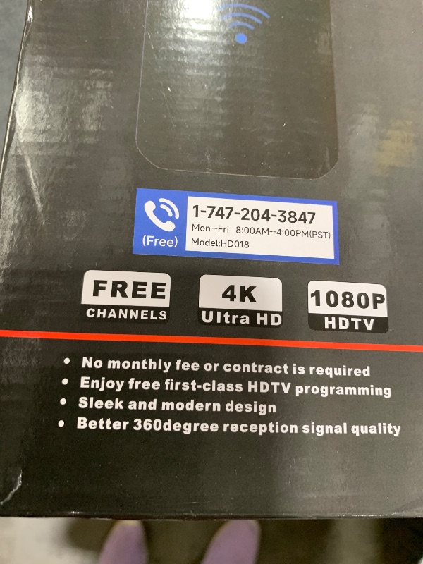Photo 1 of 2025 Upgraded TV Antenna Indoor, 2200+ Miles Range Digital Antenna for Smart TV Indoor, HD Antenna for Local Channels with Amplifier, Outdoor Antenna Support 8K 4K 1080p All TVs -38FT Coax Cable
