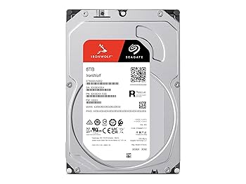 Photo 1 of Seagate Ironwolf ST8000VN004 8TB 3.5" NAS SATA Hard Drive 8GB