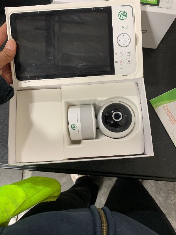 Photo 1 of LeapFrog Color Night Vision Video Baby Monitor with 7" HD 720p Display, 360° Pan & Tilt, 8X Zoom, Night Light, Humidity & Temperature Sensor, Up to 1000ft Long Range, Secure Transmission: LF920HD