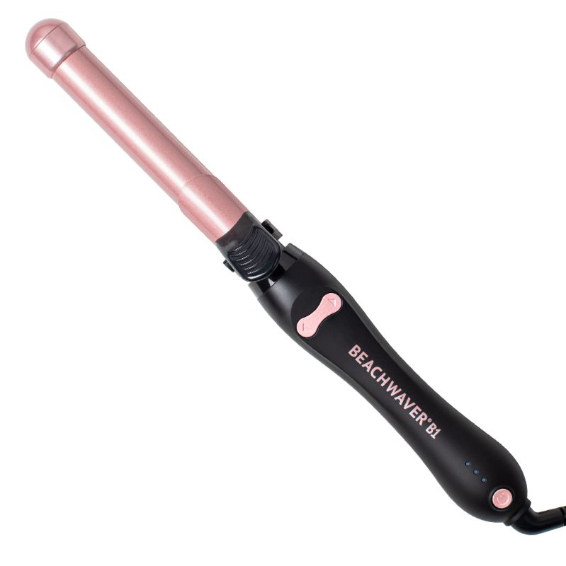 Photo 1 of The Beachwaver Co. B1 Rotating Curling Iron - Automatic 1" Ceramic Curling Iron - Easy-to-Use Spinning Wand for Long-Lasting Waves, Auto-Shut Off, Travel-Friendly, Dual Voltage (BW160), Midnight Rose