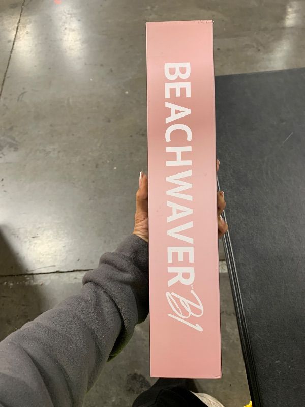 Photo 1 of The Beachwaver Co. B1 Rotating Curling Iron - Automatic 1" Ceramic Curling Iron - Easy-to-Use Spinning Wand for Long-Lasting Waves, Auto-Shut Off, Travel-Friendly, Dual Voltage (BW160), Midnight Rose