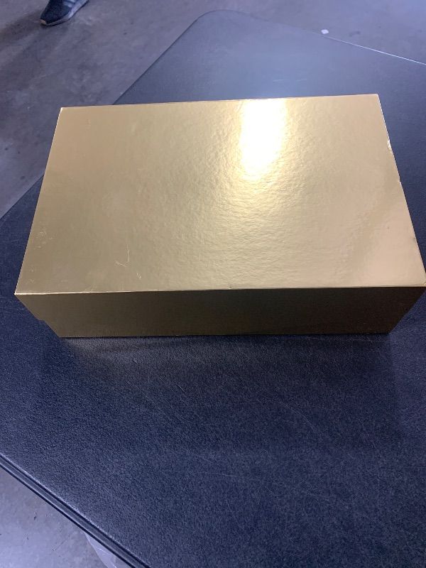 Photo 1 of JINGUAN Large Gold Collapsible Gift Box 