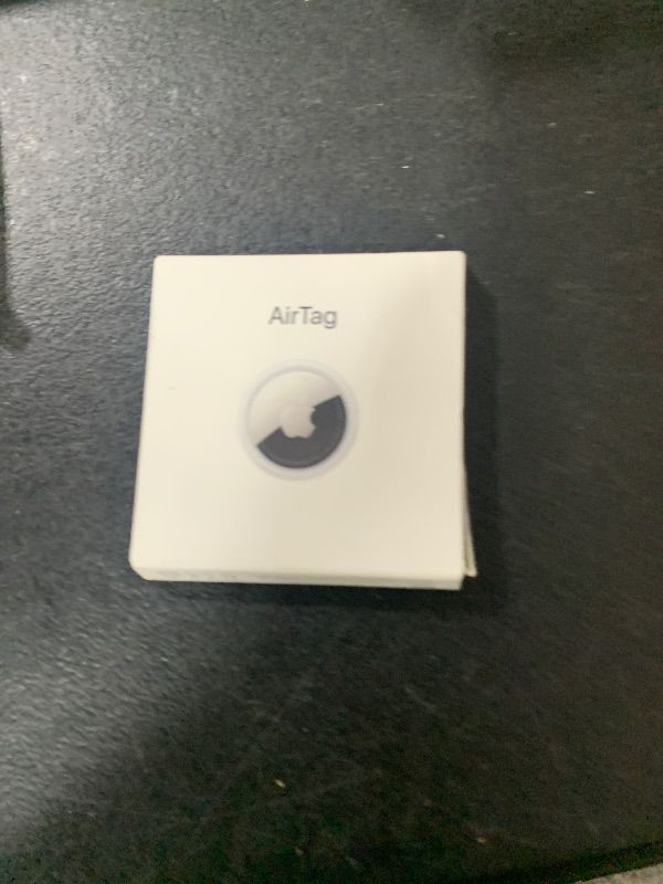 Photo 1 of Apple AirTag. Keep Track of and find Your Keys, Wallet, Luggage, Backpack, and More. Simple one-tap Set up with iPhone or iPad