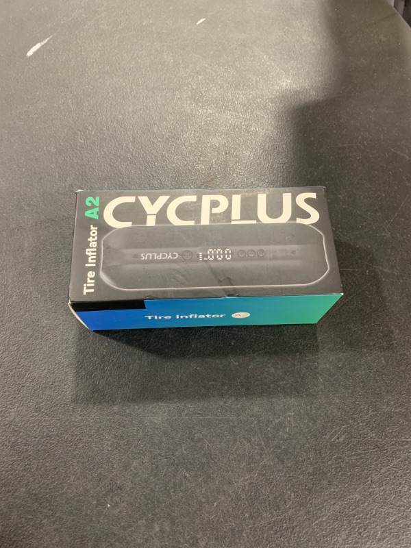 Photo 1 of CYCPLUS Electric Air Compressor Portable Bicycle Pump Car Tire Inflator, Max 150 PSI, Auto Shut-Off Air Pump with Presta and Schrader Valves for All Bicycles Motorcycles and Cars