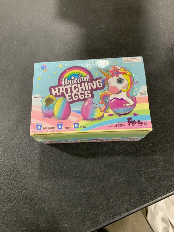 Photo 1 of Unicorn Hatching Surprise Easter Eggs for Kids - 6 Pack - Grows 600% - Unicorn Toys for Girls Age 3-8 - Birthday Gift Ideas and Party Favors for 3+ Year Old Girl - Gifts for Ages 3 4 5 6 7 8