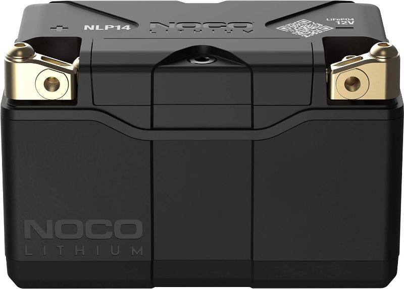 Photo 1 of NOCO Lithium NLP14, Group 14, 500A Lithium LiFePO4 Motorcycle Battery, 12V 4Ah ATV, UTV, Jet Ski, 4 Wheeler, Quad, Riding Lawn Mower, Tractor, Scooter, PWC, Seadoo, Polaris and Generator Battery
