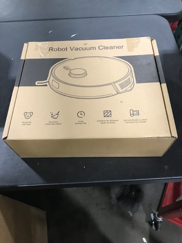 Photo 1 of BPMIO 5000pa Robot Vacuum and Mop Combo,3 in 1 Robot Vacuum,LiDAR Navigation,5 Maps,30 No-go Zones, WiFi/App/Alexa,Auto-Charging,Robot Vacuum Cleaner for Pet Hair, Carpet, Hard Floor B15