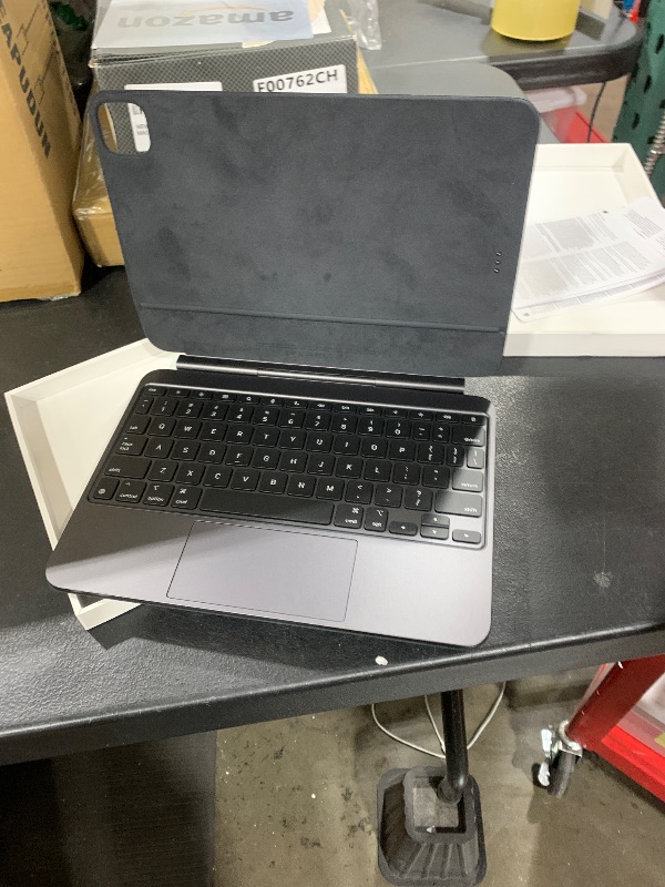 Photo 1 of Apple iPad Magic Keyboard Case for iPad Pro 11-inch (M4), Great Typing Experience, Built-in Trackpad, Function Row, US English - Black