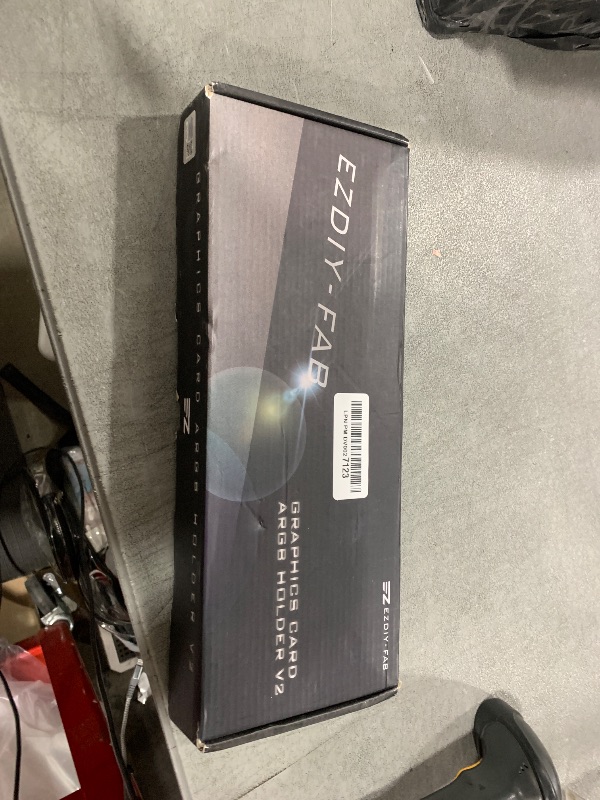 Photo 1 of EZDIY-FAB 5V ARGB GPU Holder Brace Graphics Card GPU Support Video Card Holder Bracket, Strenchable Structure, Video Card Sag Holder/Holster Bracket Support RX7990XTX, RTX4090, Black-341