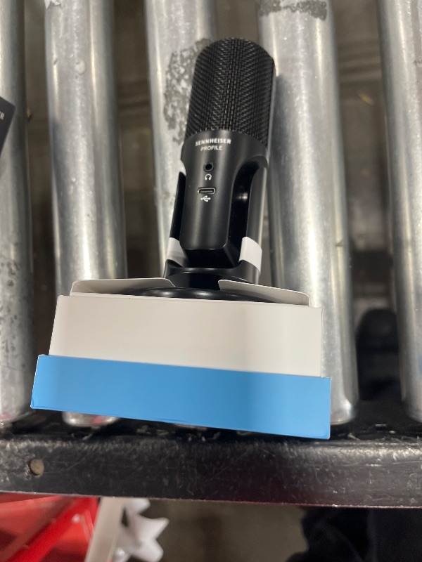 Photo 1 of SENNHEISER Professional Profile - USB Cardioid Condenser Microphone & Table Stand, 1.2 m USB-C Cable - Mute Button, Built-in Headphone Jack, Gain, Mix & Volume Control, for PC & Mac,Black