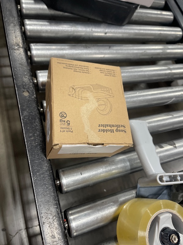 Photo 1 of LEVERLOC Soap Dish, Soap Bar Holder for Shower Suction Cup Wall Mounted, Stainless Steel No-Drilling Removable Waterproof Sponge Holder for Bathroom Bathtub Kitchen Sink, Keep Dry, Black