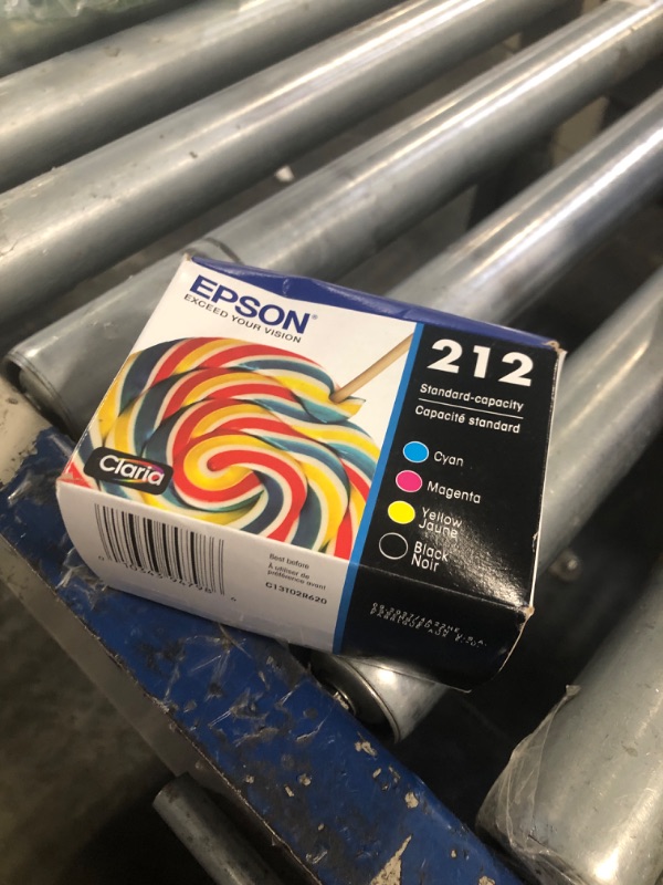 Photo 1 of EPSON 212 Claria Ink Standard Capacity Black & Color Cartridge Combo Pack (T212120-BCS) Works with WorkForce WF-2830, WF-2850, Expression XP-4100, XP-4105