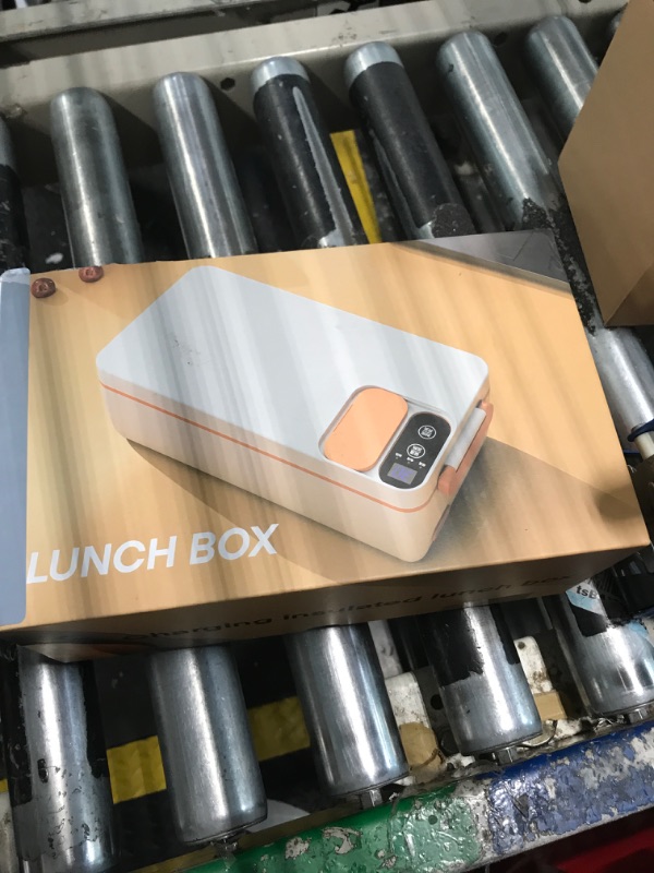 Photo 1 of ***USED***
Keweis Cordless Electric Lunch Box Food Heater, Battery Powered Heated Lunch Box Food Warmer for Adults, Adjustable Heating Warming Time, 1L Self Heating Hot Lunch Boxes with Insulated Bag. 