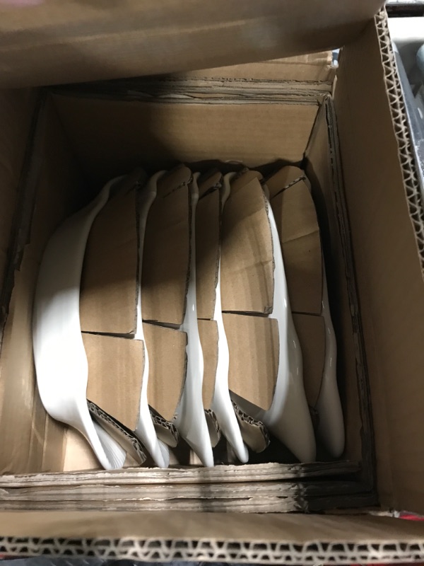 Photo 1 of Au Gratin Baking Dishes, by Kook, Mini Casserole Dish, Set of 6, for Banana Split, Oven and Microwave Safe, Dishwasher Safe, Ceramic Serving Dishes, Lasagna & Cobblers, Individual Serving, 12 oz (Ivory)