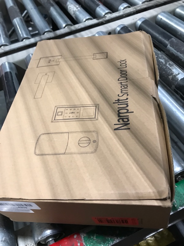 Photo 1 of Narpult Smart Lock with Front Door Handle Set, Front Door Lock Set, Keyless Entry Door Lock, Fingerprint Electronic Keypad Deadbolt, via Bluetooth App/WiFi(Need Gateway) Control, Matte Black