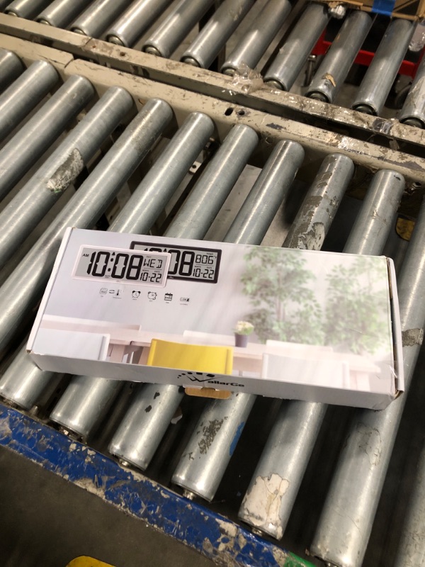 Photo 1 of WallarGe 14.5'' Large Digital Wall Clock Battery Operated with Jumbo Numbers, Temperature and Date - Easy to Read and Set, Auto DST