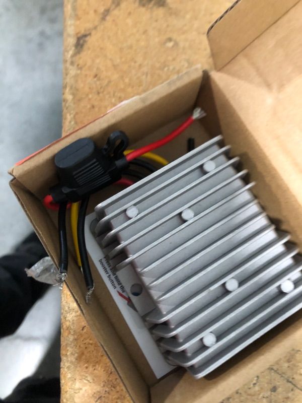 Photo 1 of 10A 120W Golf Cart 18V 20V 24V 36V 48V Step Down to DC 12V Converter Voltage Regulator Reducer Power Buck Converter with Fuse Waterproof