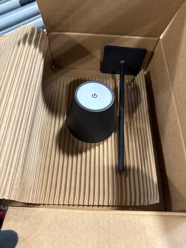 Photo 1 of *MISSING 1 LAMP** KDG 2 Pack Cordless Table Lamp,Portable LED Desk Lamp, 5000mAh Battery Operated, 3 Color Stepless Dimming Up, for Restaurant/Bedroom/Bars/Outdoor Party/Camping/Coffee Shop Night Light(Black)
