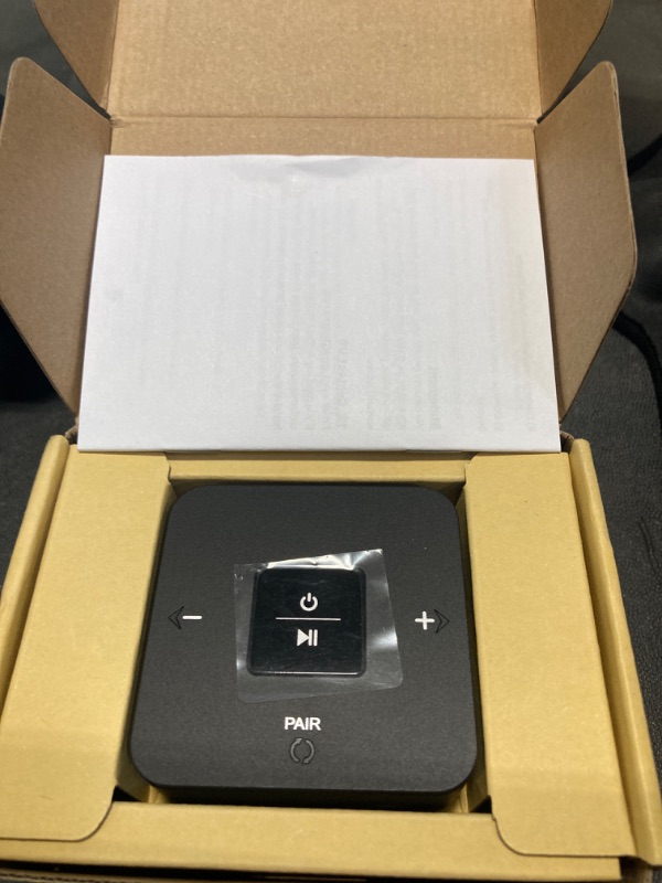 Photo 1 of Golvery Bluetooth 5.0 Transmitter Receiver for TV, 2 in 1 Bluetooth Aux Adapter for PC/DVD/MP3/Car/Home Stereo/Speaker/Gym, Optical/RCA/AUX Connection, 25 Hours Playtime, Pair 2 Devices Simultaneously