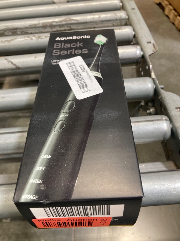 Photo 1 of Aquasonic Black Series Ultra Whitening Toothbrush – ADA Accepted Electric Toothbrush- 8 Brush Heads & Travel Case – 40,000 VPM Electric Motor & Wireless Charging - 4 Modes w Smart Timer