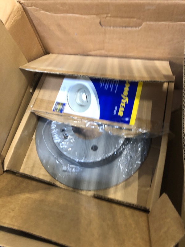 Photo 1 of ***missing 2 rotors and a set of brake pads*** Goodyear Brakes PRK3601FR | Front & Rear Brake Kit with Four (4) AntiOx Coated Brake Rotors and Two (2) sets of Ceramic Brake Pads fits Kia Soul 2014-2021