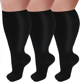 Photo 1 of ***Stock photo is a similar item*** Plus Size Compression Socks