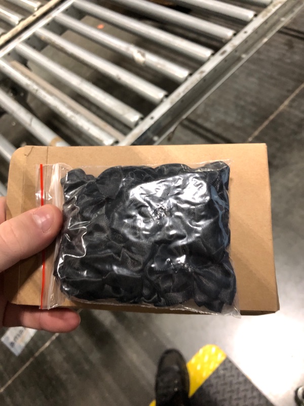 Photo 1 of MECCANIXITY 50pcs Black Bow Ties 1.5" x 1" Mini Bowknot for Crafting Little Satin Bows Bulk for DIY Sewing Scrapbooking Wedding Gift Present Home Decoration