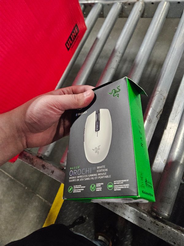 Photo 3 of **USED**
Razer Orochi V2 Mobile Wireless Gaming Mouse: Ultra Lightweight - 2 Wireless Modes - Up to 950hrs Battery Life - Mechanical Mouse Switches - 5G Advanced 18K DPI Optical Sensor - White