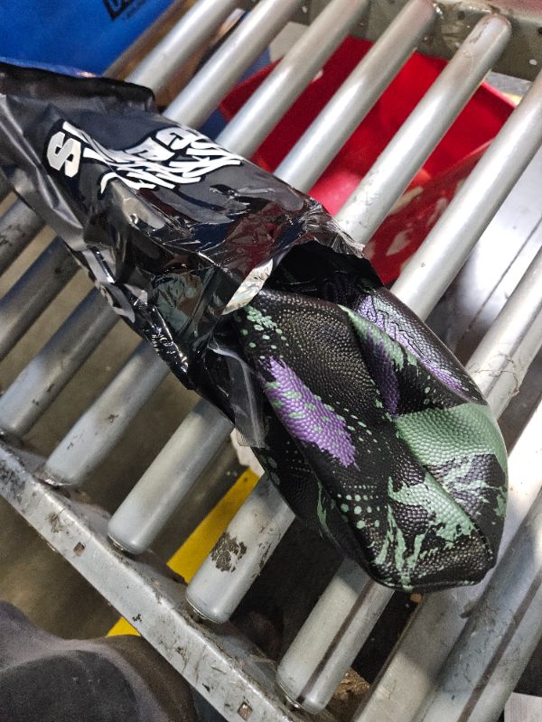 Photo 1 of **USED****MISSING PARTS**

Street Legends Youth Football for Kids, Graffiti Printed Composite Leather Size 8 Football- Includes Pump, Made for Training, Practicing, & Recreational Play (Hunter Green)