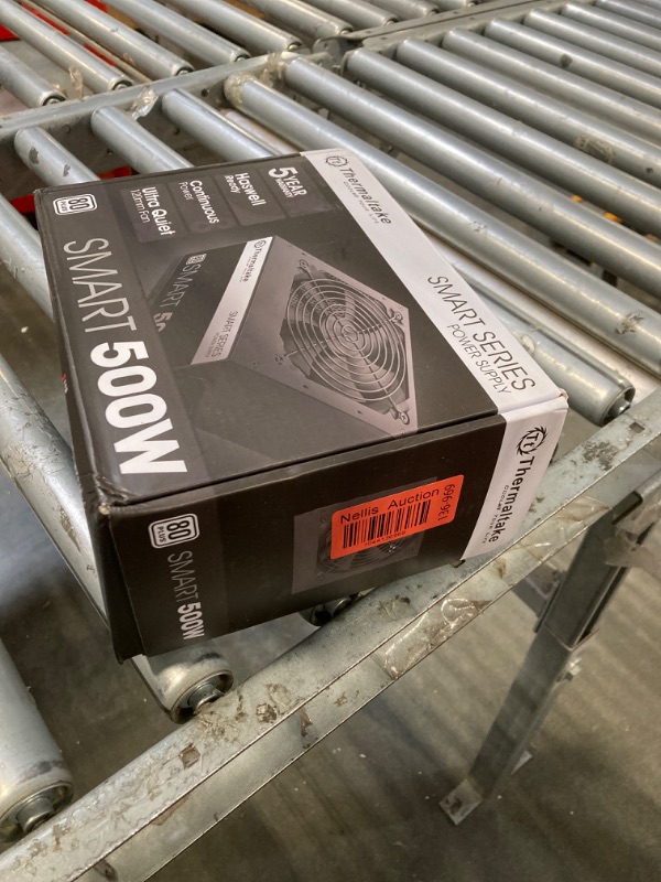 Photo 1 of Thermaltake Smart 500W 80+ White Certified PSU, Continuous Power with 120mm Ultra Quiet Cooling Fan, ATX 12V V2.3/EPS 12V Active PFC Power Supply PS-SPD-0500NPCWUS-W