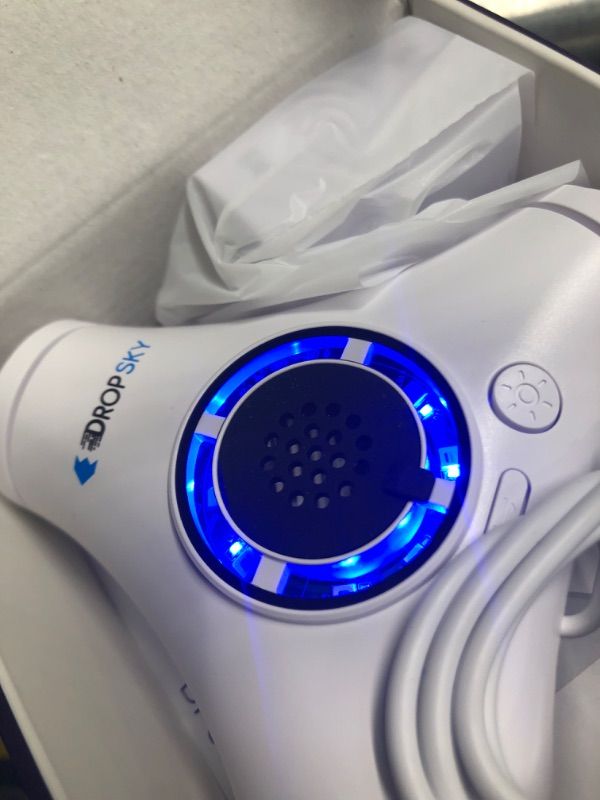 Photo 1 of Dropsky 360 Portable Flying Insect Trap, Gnat Traps for House Indoor & Outdoor- Higher Coverage Blue Light Fly Trap- Get Rid of Flies- Safe for Pets & Kids- Fly Trap + 3 Glue Cards+ USB+Cable Charger?