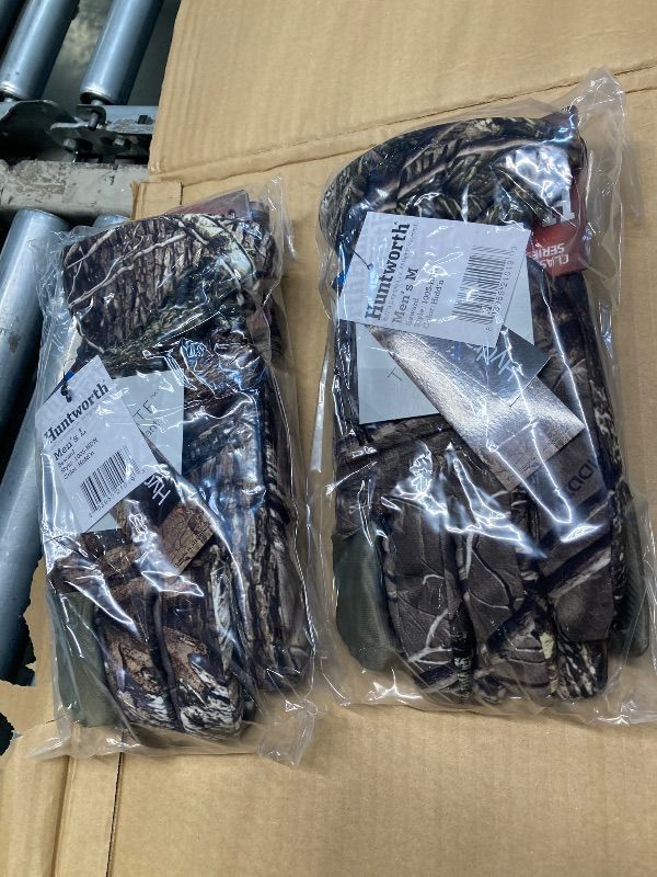 Photo 1 of ***TWO PAIRS*** Huntworth Men's Classic Hunting Gloves
