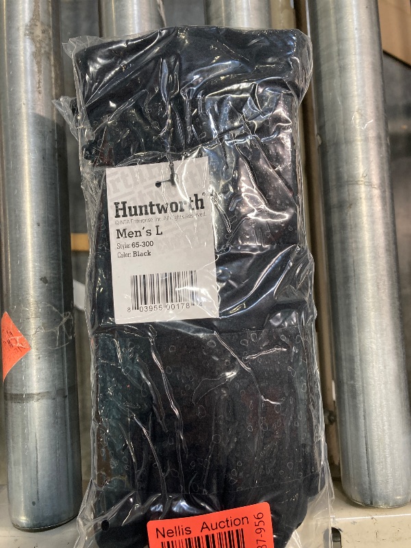 Photo 1 of ***TWO PAIRS** Huntworth Men Winter Gloves Size L BLACK
