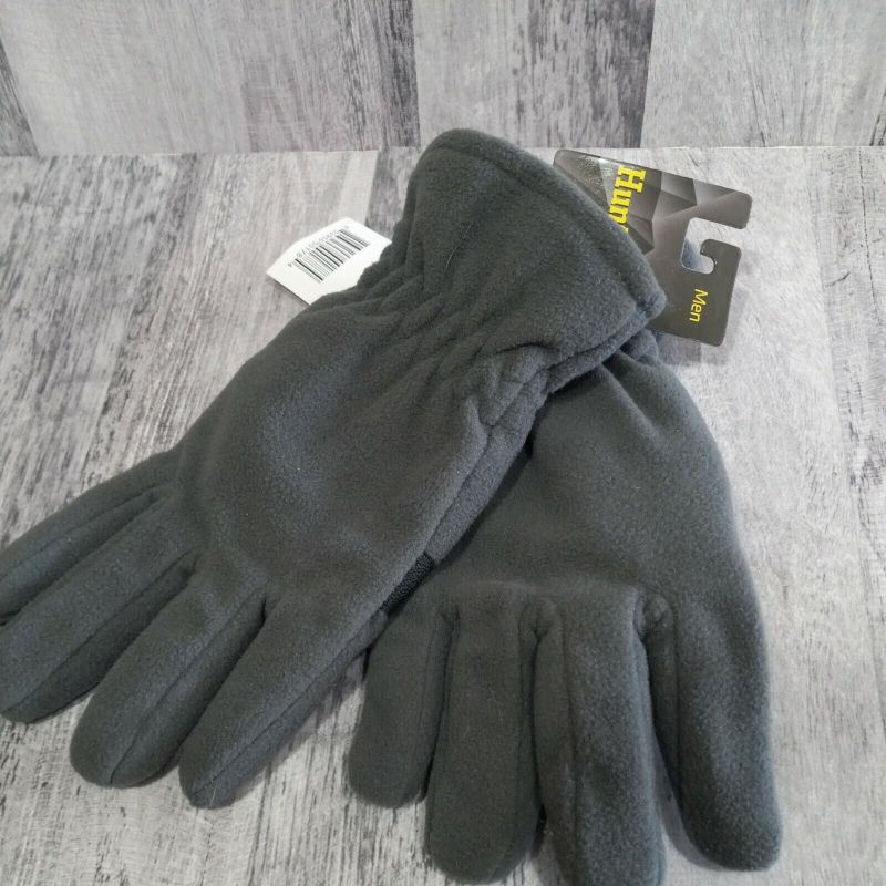 Photo 1 of ***GRAY / TWO PAIRS / GRAY***  Huntworth Men Winter Gloves Size L Gray
