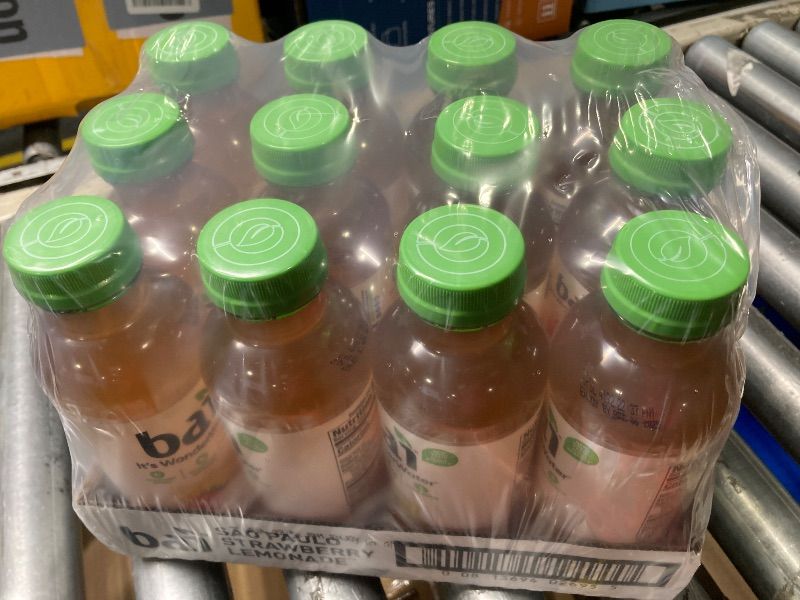 Photo 1 of Bai Antioxidant Infused Water Beverage, São Paulo Strawberry Lemonade, with Vitamin C and No Artificial Sweeteners, 18 Fluid Ounce Bottle, 12 Pack