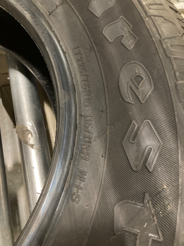 Photo 1 of Firestone Transforce HT2 Highway Terrain Commercial Light Truck Tire LT225/75R16 115 R E
