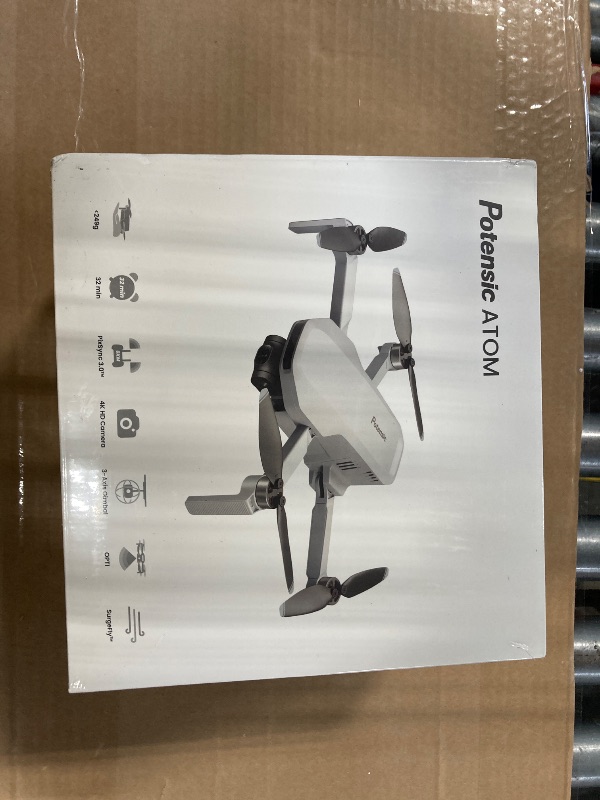 Photo 2 of ***NEW FACTORY SEALED*** ATOM 3-Axis Gimbal 4K GPS Drone, Under 249g, 96 Mins Flight, Max 6KM Transmission, Visual Tracking, 4K/30FPS QuickShots, Lightweight for Adults and Beginners, Fly More Combo