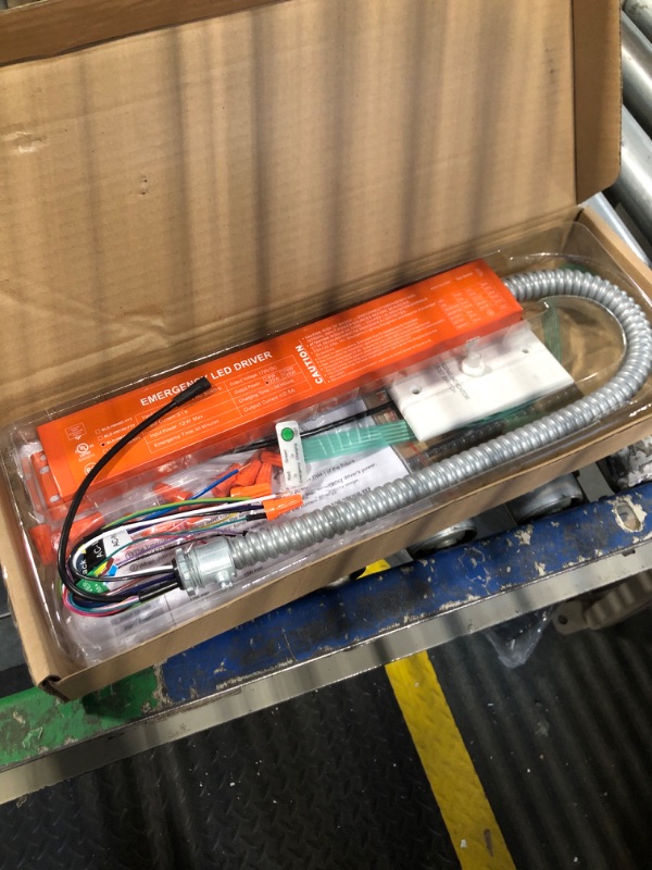 Photo 1 of Emergency LED Driver 20W, Rechargeable Battery Backup Driver 100V-347VAC, LED Emergency Driver for Less than155W Dimmable LED Troffer Panel and Linear Fixtures, Over 90mins Emergency Time, UL Listed