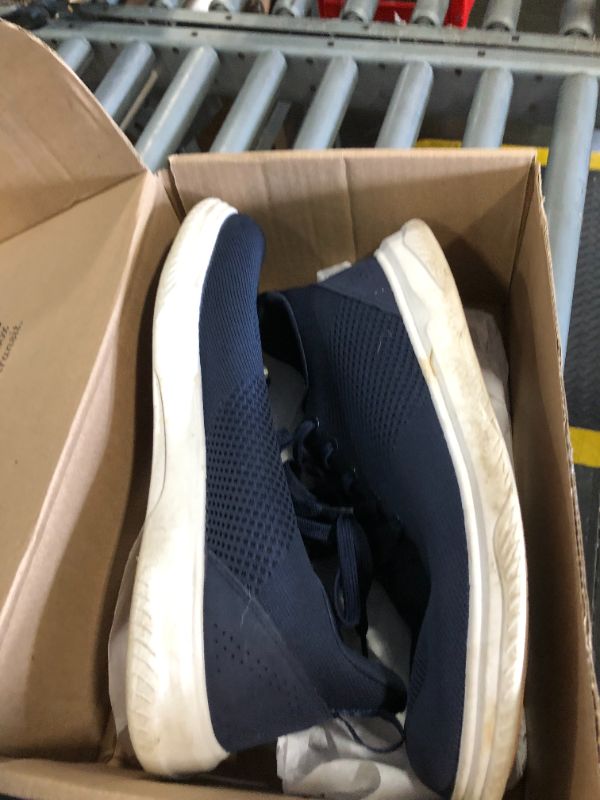 Photo 1 of ***used, needs cleaning*** Slow Man Dress Tennis Shoes for Men Sneakers Wide Mens Business Casual Comfortable Oxford Shoe Blue Breathable Mesh Office Walking Sneaker 13