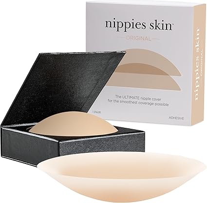 Photo 1 of 
Nipple Cover - Sticky Adhesive Silicone Nipple Pasties - Reusable Pasty Nipple Covers for Women with Travel Box